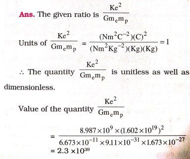 Look up a Table of Physical Constants and determine the value of this ratio