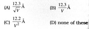 What is the de-Broglie wavelength