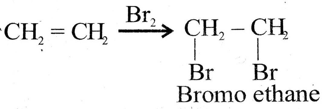 Ethane to Bromoethene