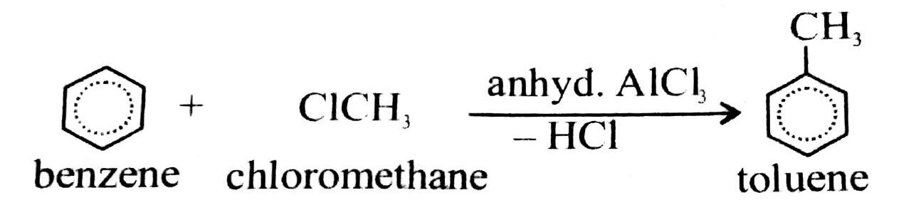 Benzene into Toluene